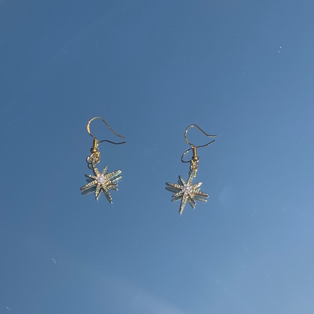 handmade star earrings! ⭐️